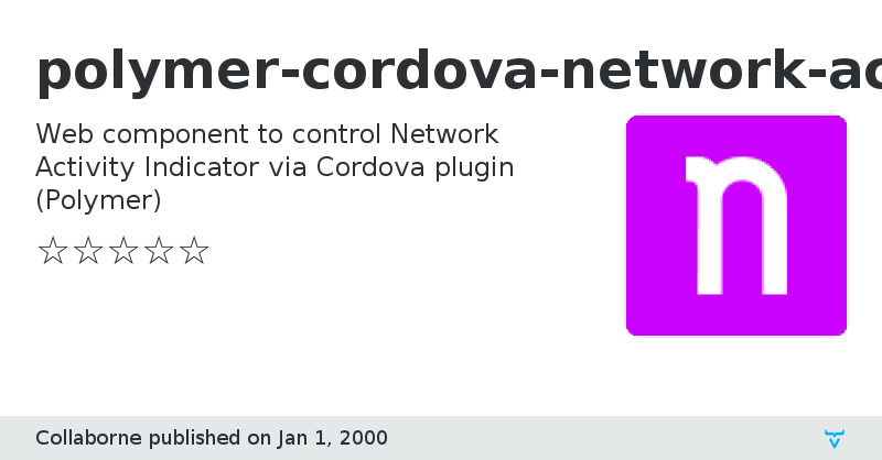 polymer-cordova-network-activity - Vaadin Add-on Directory