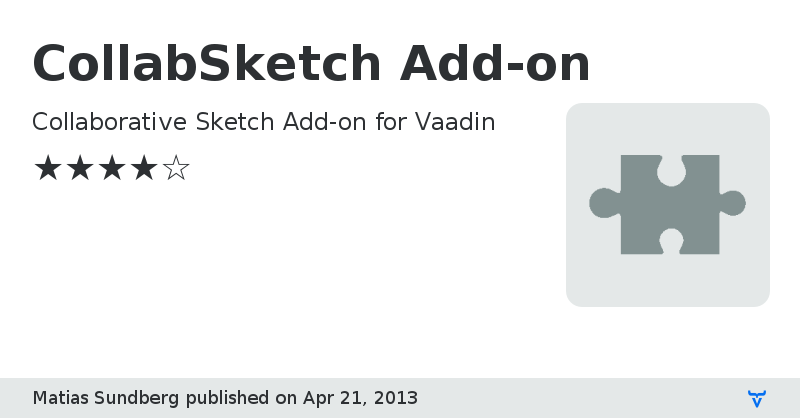 CollabSketch Add-on - Vaadin Add-on Directory