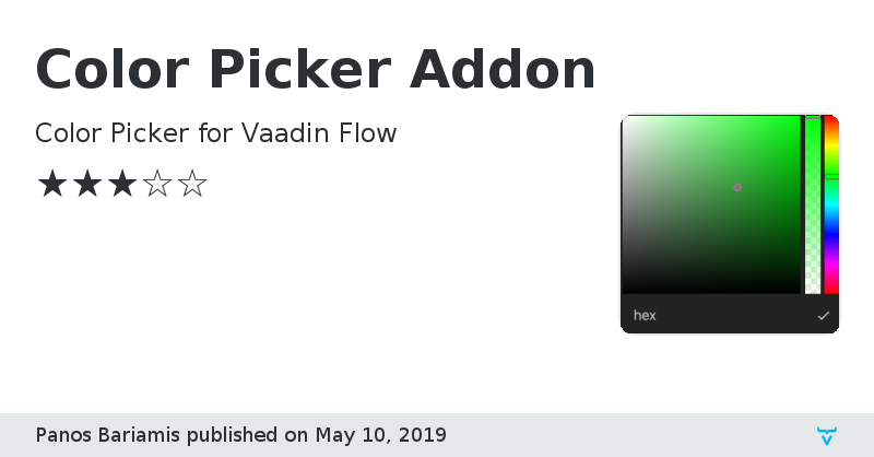 Color Picker Addon - Vaadin Add-on Directory