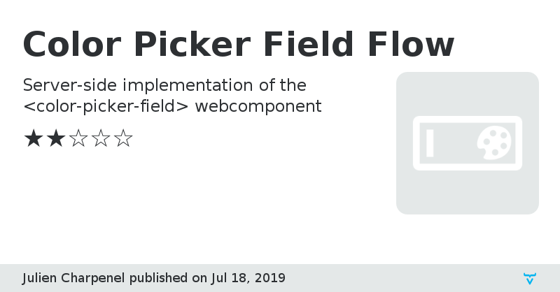 Color Picker Field Flow - Vaadin Add-on Directory