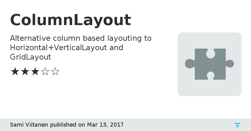 ColumnLayout - Vaadin Add-on Directory