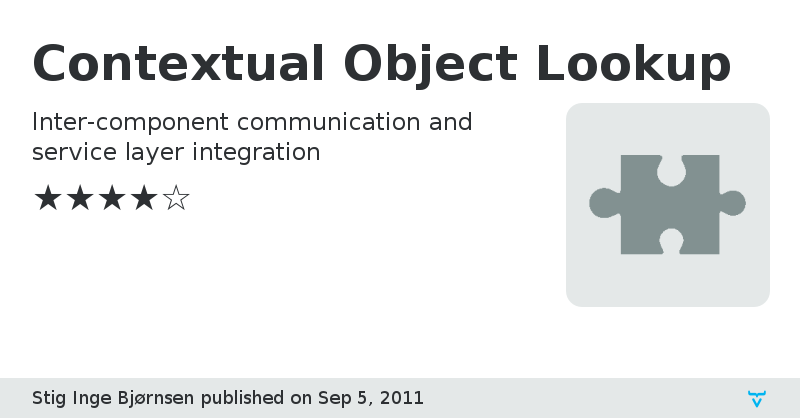 Contextual Object Lookup - Vaadin Add-on Directory