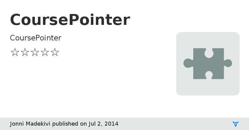CoursePointer - Vaadin Add-on Directory