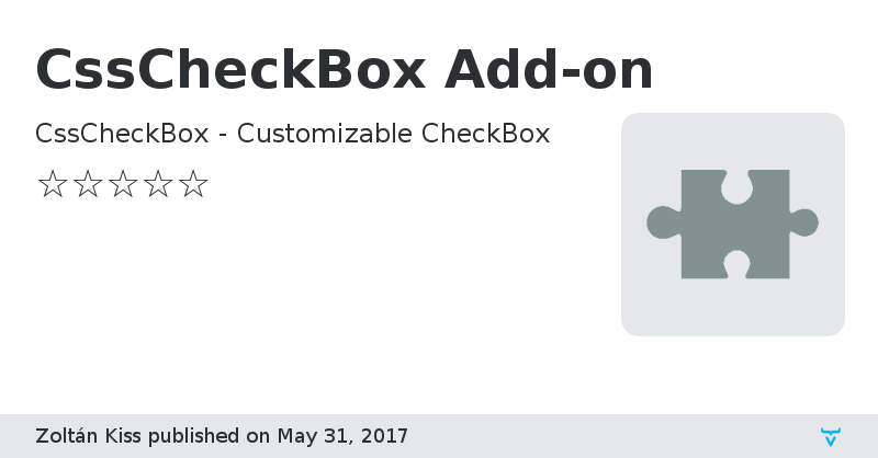 CssCheckBox Add-on - Vaadin Add-on Directory