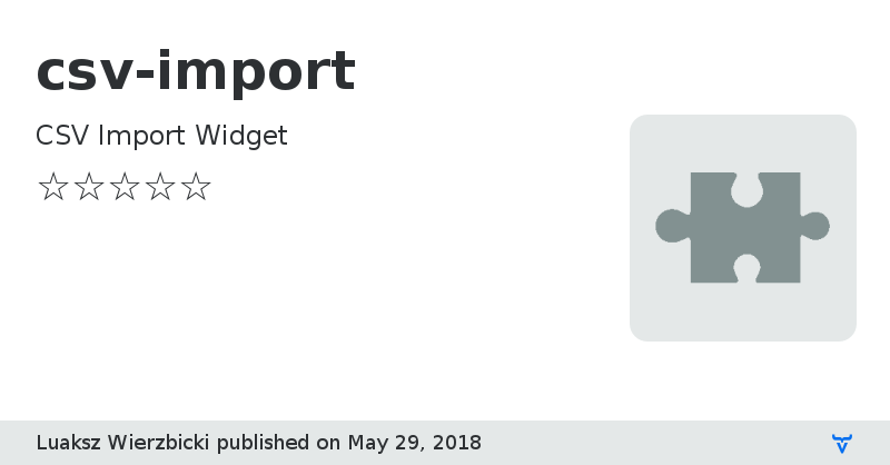 csv-import - Vaadin Add-on Directory