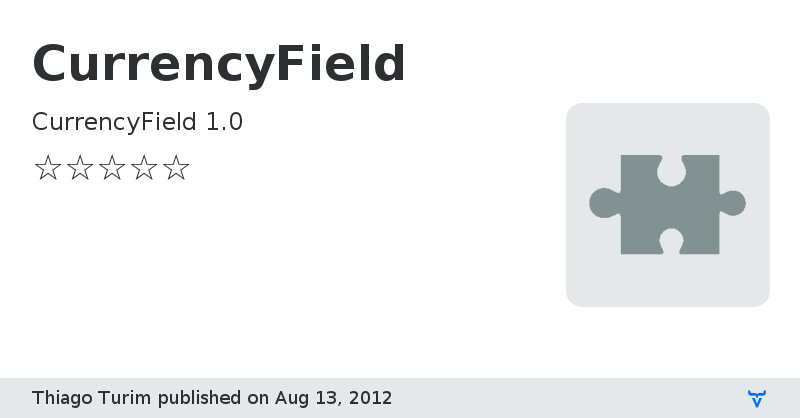 CurrencyField - Vaadin Add-on Directory