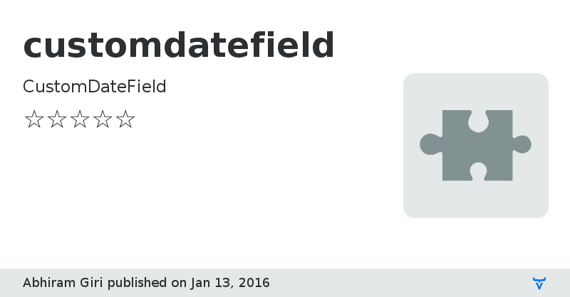 customdatefield - Vaadin Add-on Directory