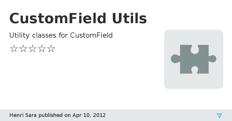 CustomField Utils - Vaadin Add-on Directory