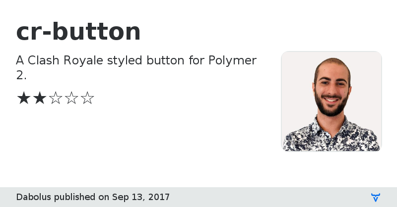 cr-button - Vaadin Add-on Directory