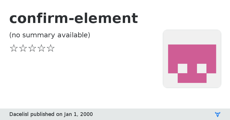 confirm-element - Vaadin Add-on Directory