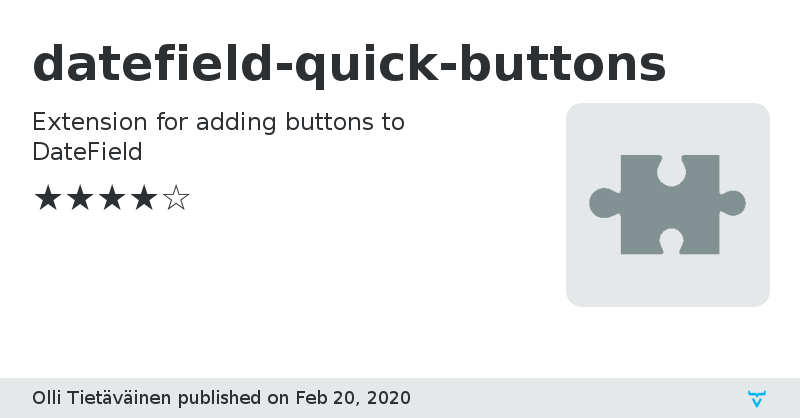datefield-quick-buttons - Vaadin Add-on Directory