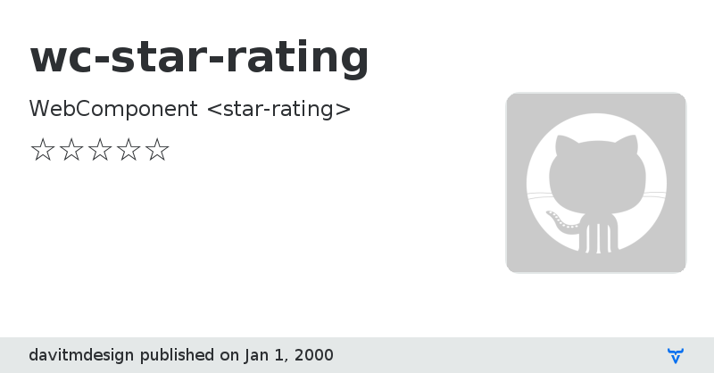wc-star-rating - Vaadin Add-on Directory
