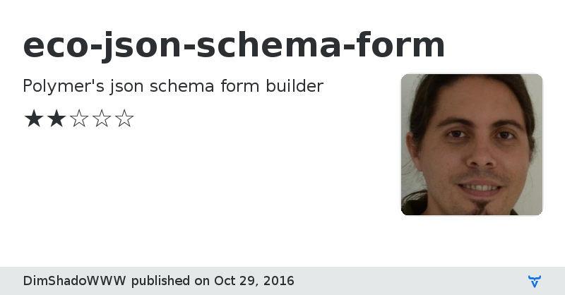 eco-json-schema-form - Vaadin Add-on Directory