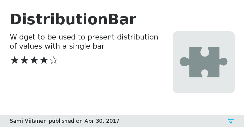 DistributionBar - Vaadin Add-on Directory