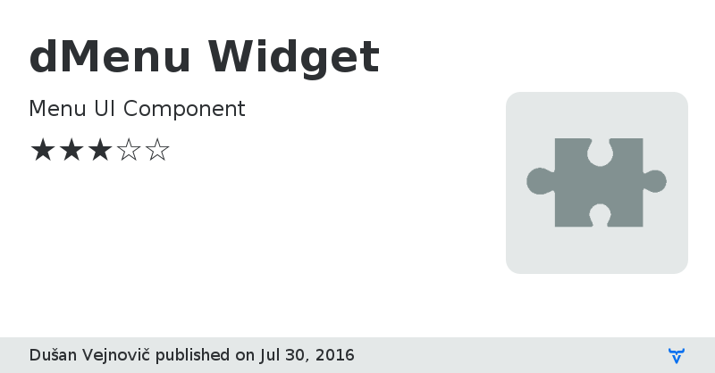 dMenu Widget - Vaadin Add-on Directory
