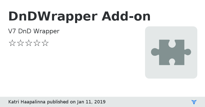 DnDWrapper Add-on - Vaadin Add-on Directory