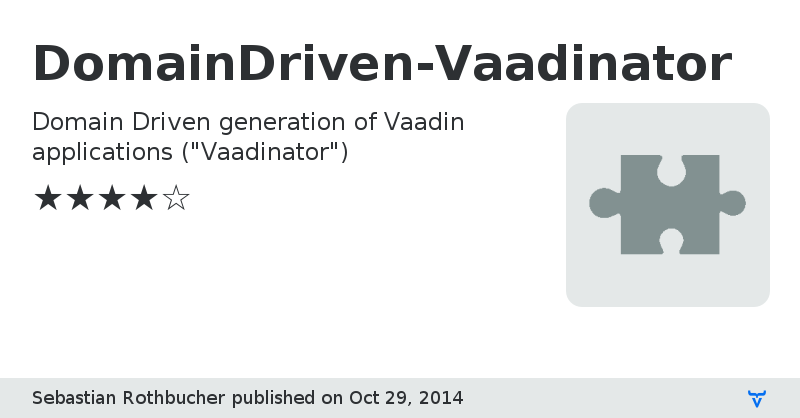 DomainDriven-Vaadinator - Vaadin Add-on Directory