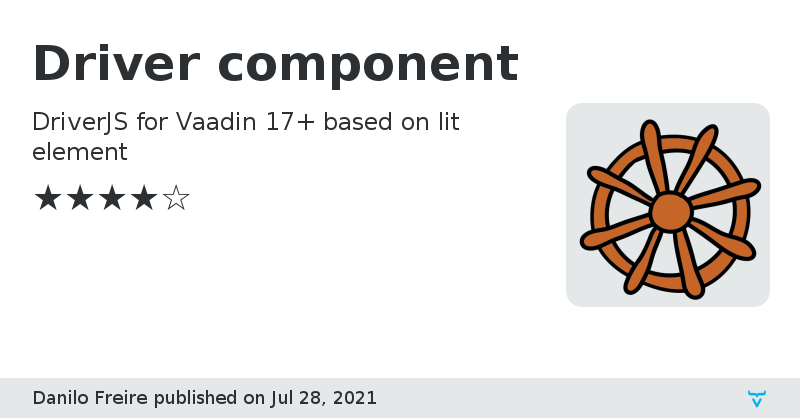 Driver component - Vaadin Add-on Directory