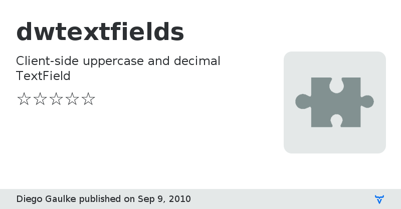 dwtextfields - Vaadin Add-on Directory