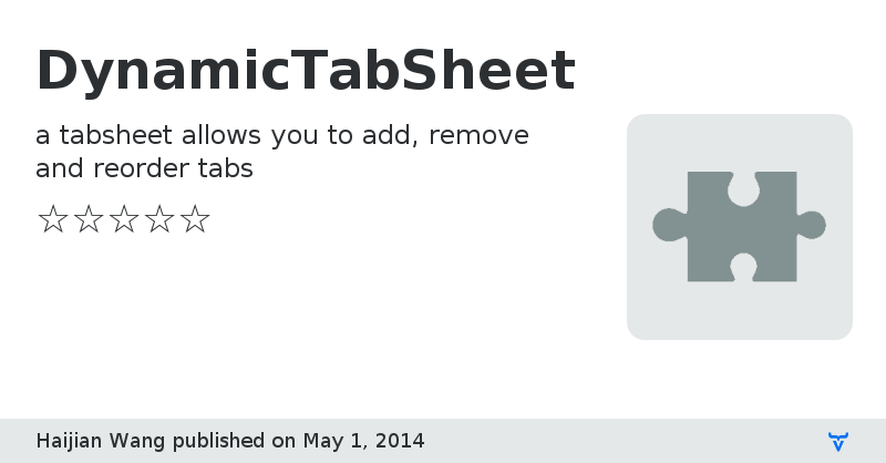 DynamicTabSheet - Vaadin Add-on Directory