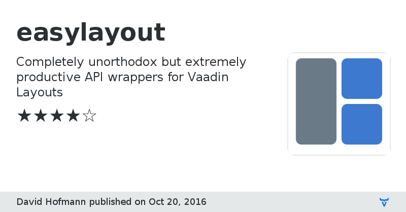 easylayout - Vaadin Add-on Directory