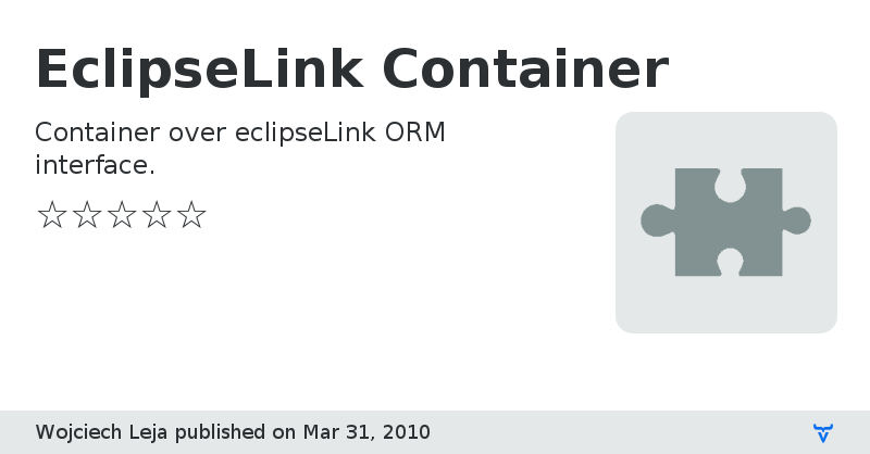 EclipseLink Container - Vaadin Add-on Directory