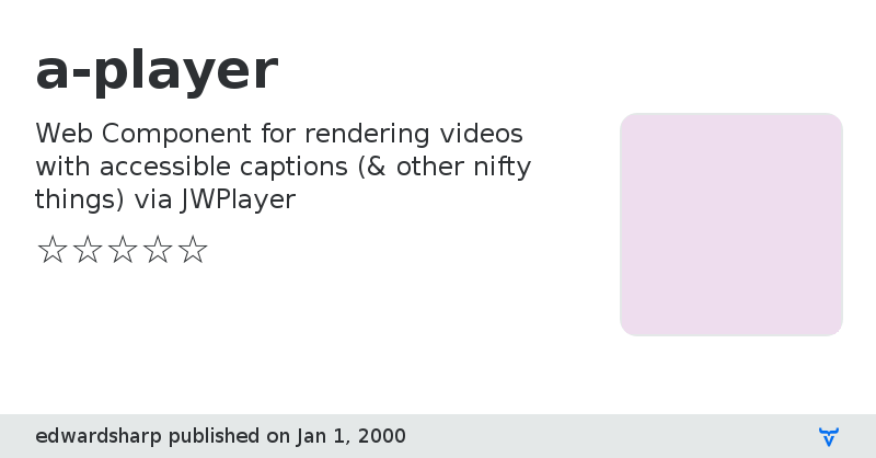 a-player - Vaadin Add-on Directory