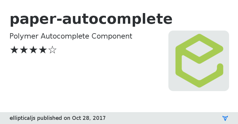 paper-autocomplete - Vaadin Add-on Directory