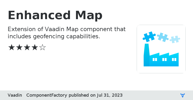 Enhanced Map - Vaadin Add-on Directory