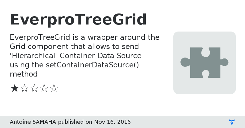 EverproTreeGrid - Vaadin Add-on Directory