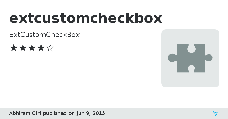 extcustomcheckbox - Vaadin Add-on Directory