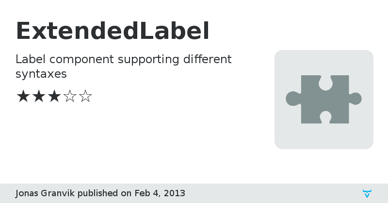 ExtendedLabel - Vaadin Add-on Directory