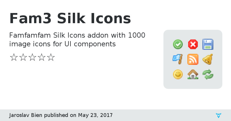 Fam3 Silk Icons - Vaadin Add-on Directory