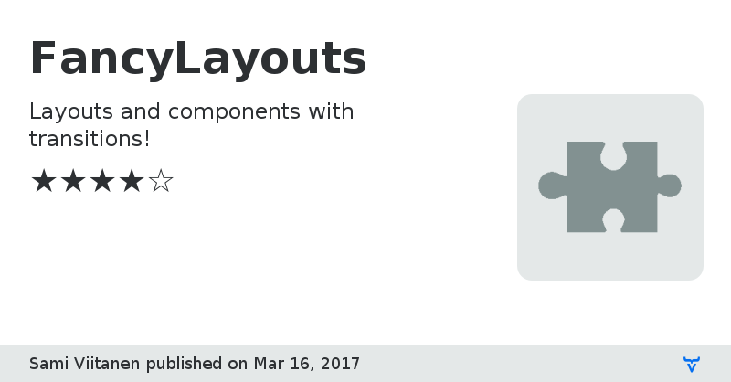 FancyLayouts - Vaadin Add-on Directory