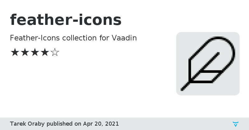 feather-icons - Vaadin Add-on Directory