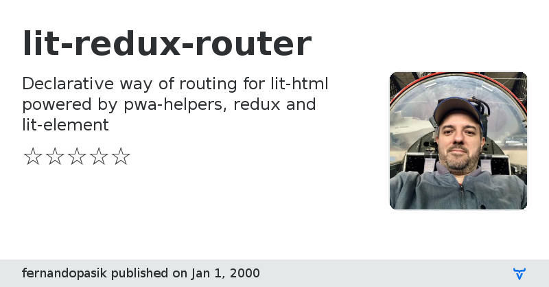 lit-redux-router - Vaadin Add-on Directory