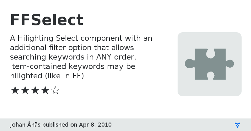 FFSelect - Vaadin Add-on Directory