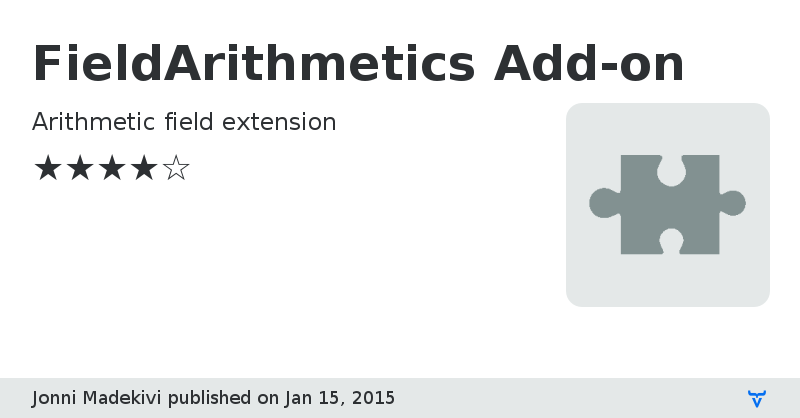 FieldArithmetics Add-on - Vaadin Add-on Directory