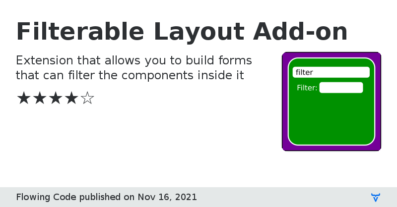 Filterable Layout Add-on - Vaadin Add-on Directory