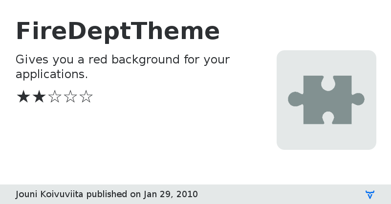 FireDeptTheme - Vaadin Add-on Directory