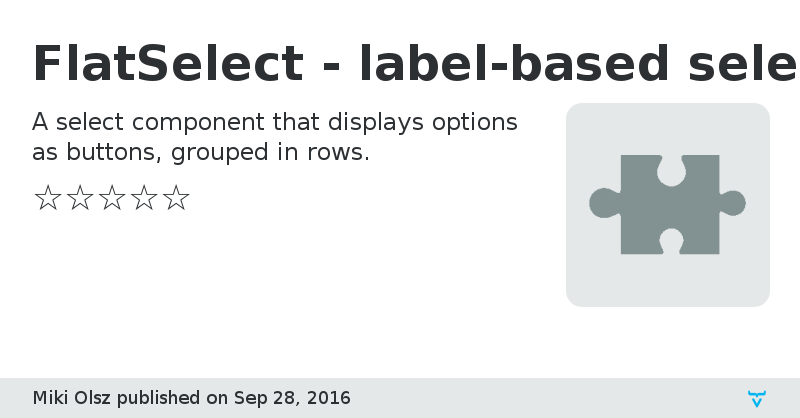 FlatSelect - label-based select for Vaadin - Vaadin Add-on Directory