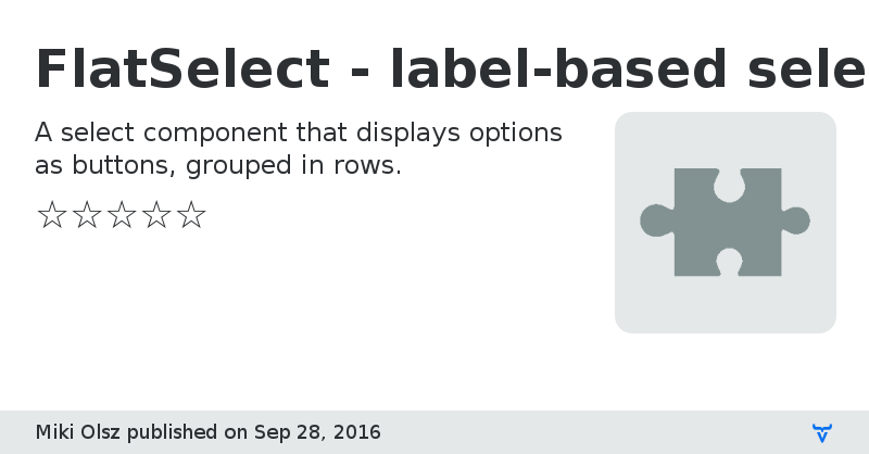 FlatSelect - label-based select for Vaadin - Vaadin Add-on Directory