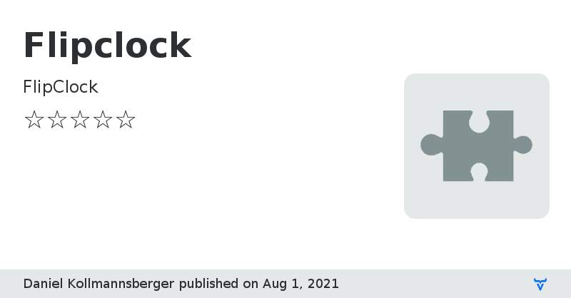 Flipclock - Vaadin Add-on Directory