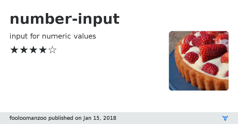 number-input - Vaadin Add-on Directory