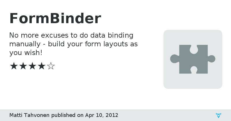 FormBinder - Vaadin Add-on Directory