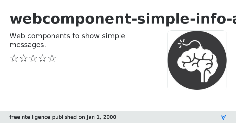 webcomponent-simple-info-addons - Vaadin Add-on Directory
