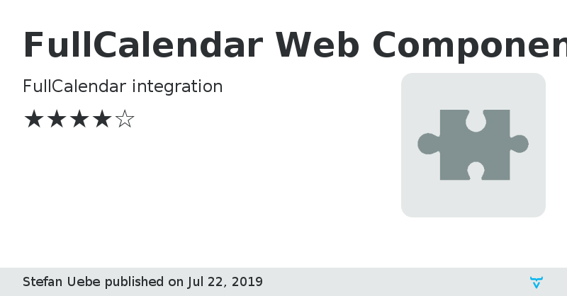 FullCalendar Web Component (Vaadin 10) - Vaadin Add-on Directory