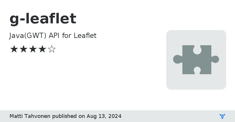 g-leaflet - Vaadin Add-on Directory