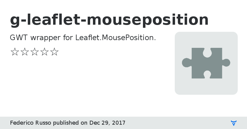 g-leaflet-mouseposition - Vaadin Add-on Directory