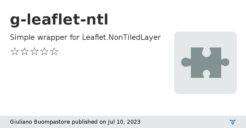 g-leaflet-ntl - Vaadin Add-on Directory